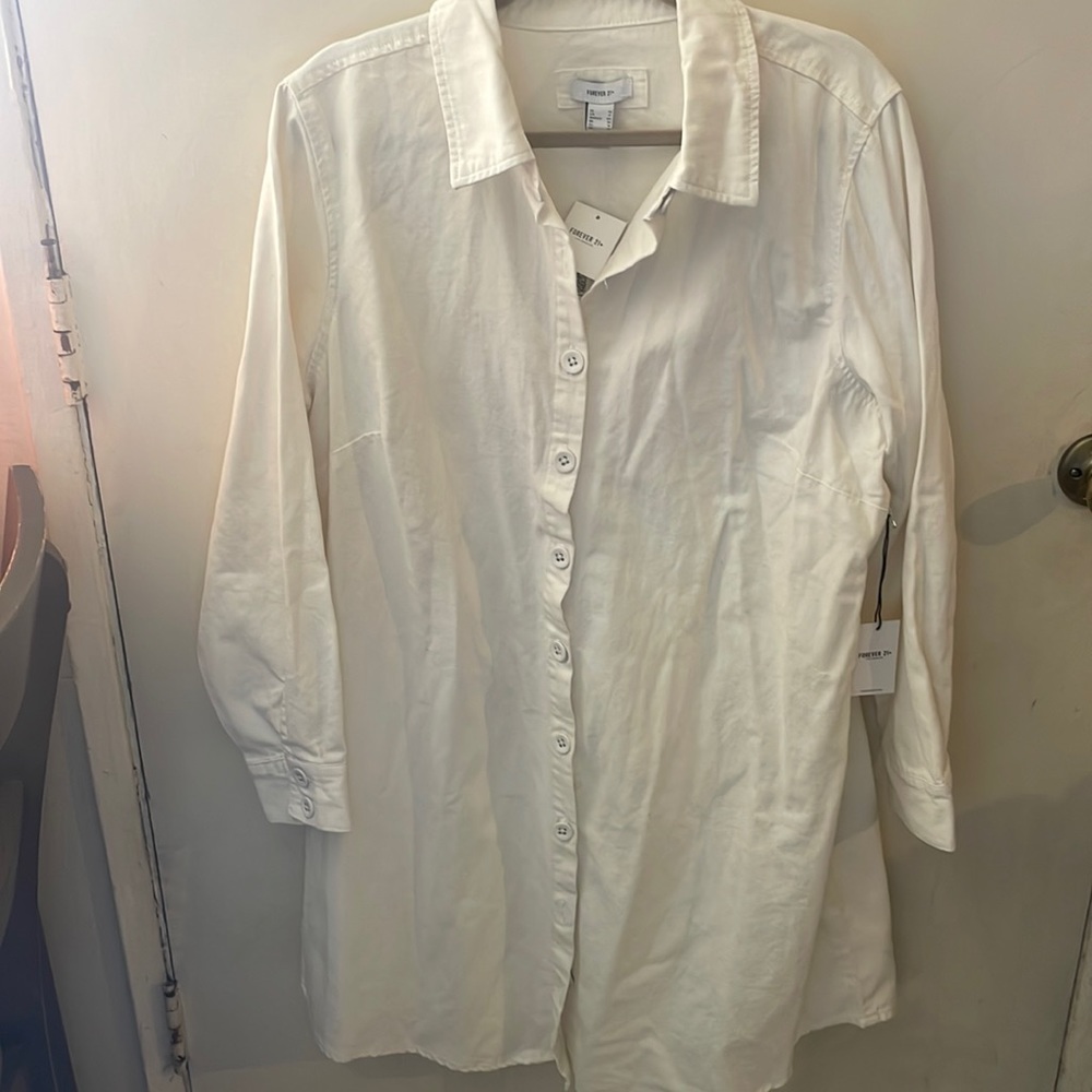 Off White woven dress